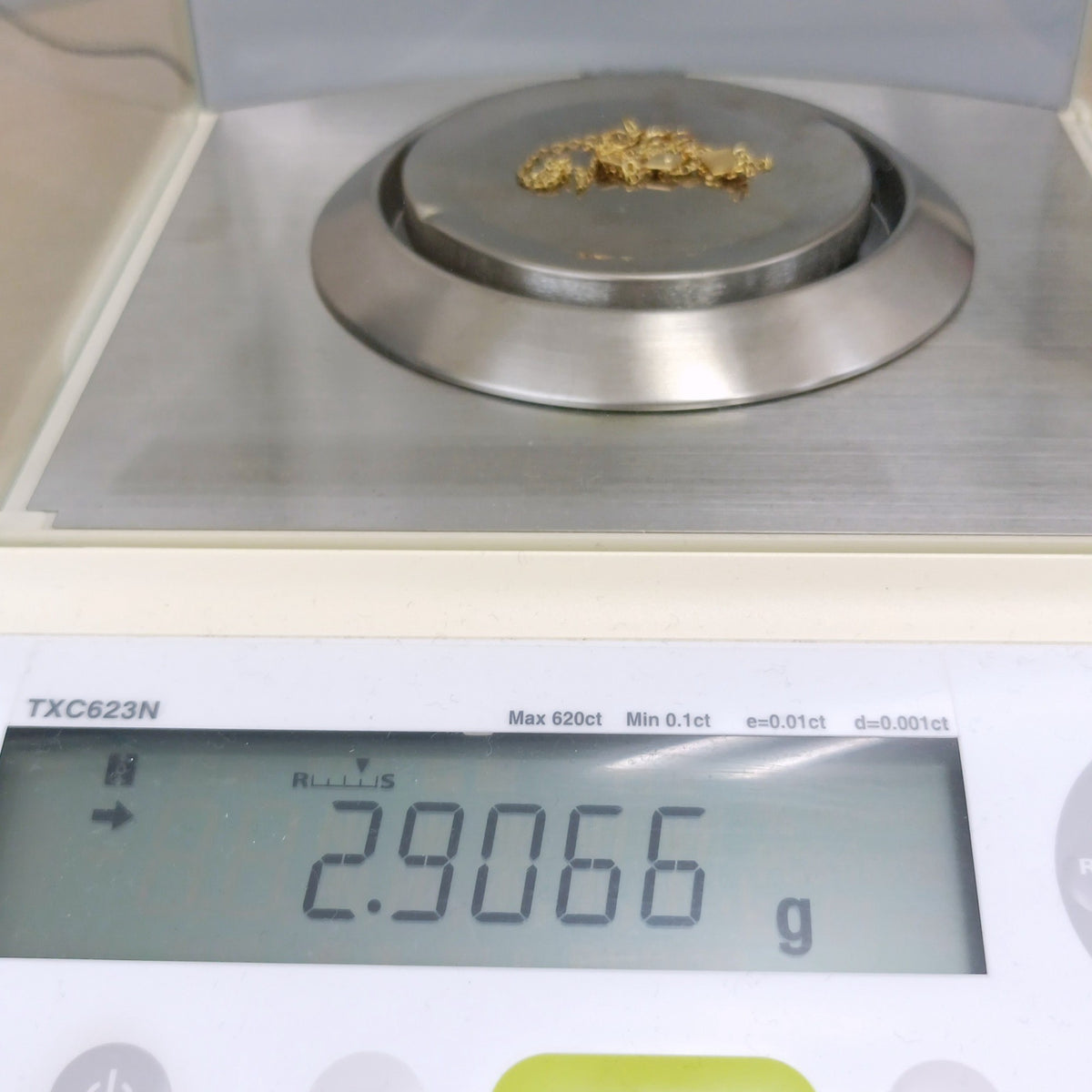 18金 K18 男女兼用 デザインネックレス 2.9g 40.5㎝ Z2066