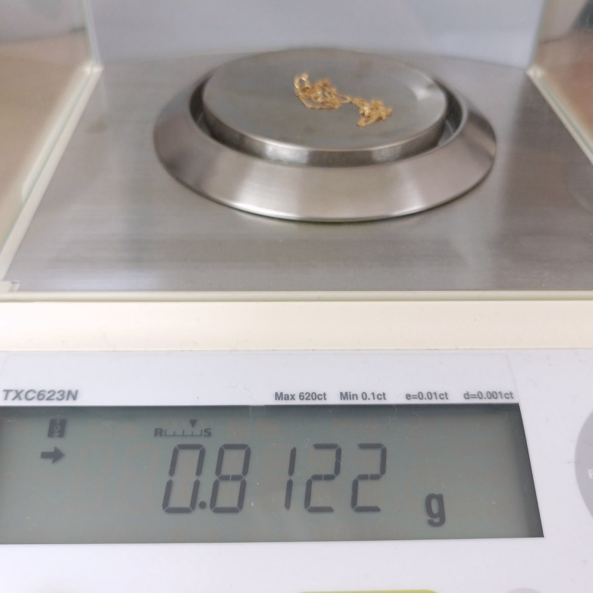 18金 K18 男女兼用 イタリー スクリューネックレス 0.81g 40㎝ Z1955