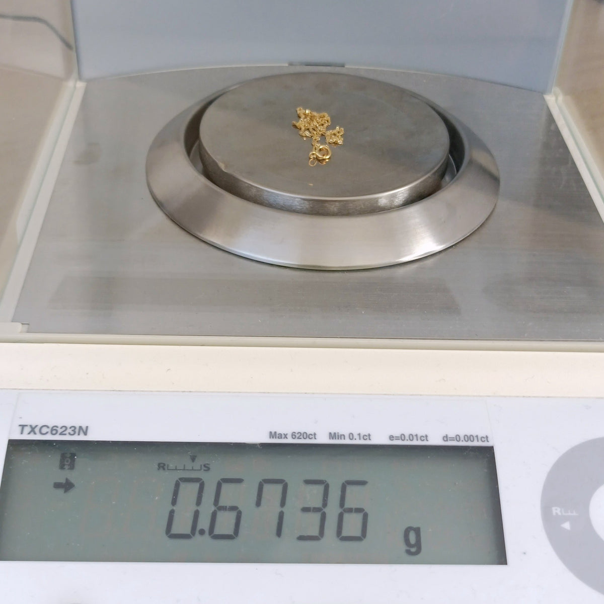 18金 K18 男女兼用 イタリー スクリューネックレス 0.67g 36.5㎝ Z2255
