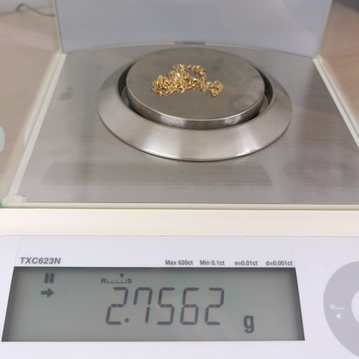 18金 K18 男女兼用 造幣局 デザインネックレス 2.75g 40㎝ Z1833