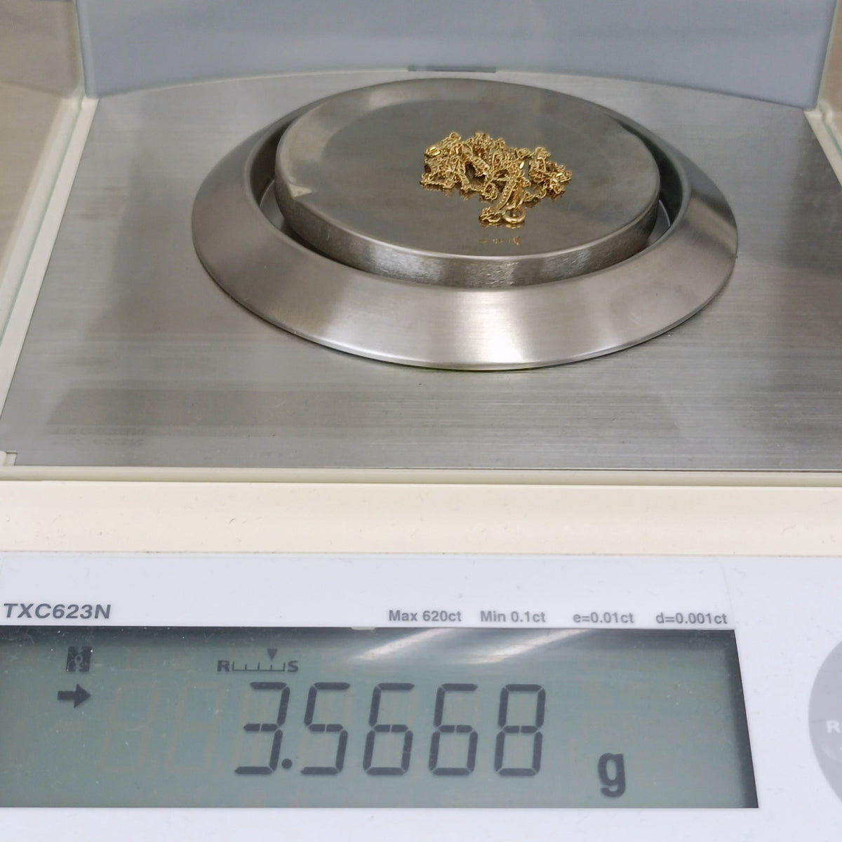18金 K18 男女兼用 造幣局 スクリューネックレス 3.56g 50.5㎝ Z2281
