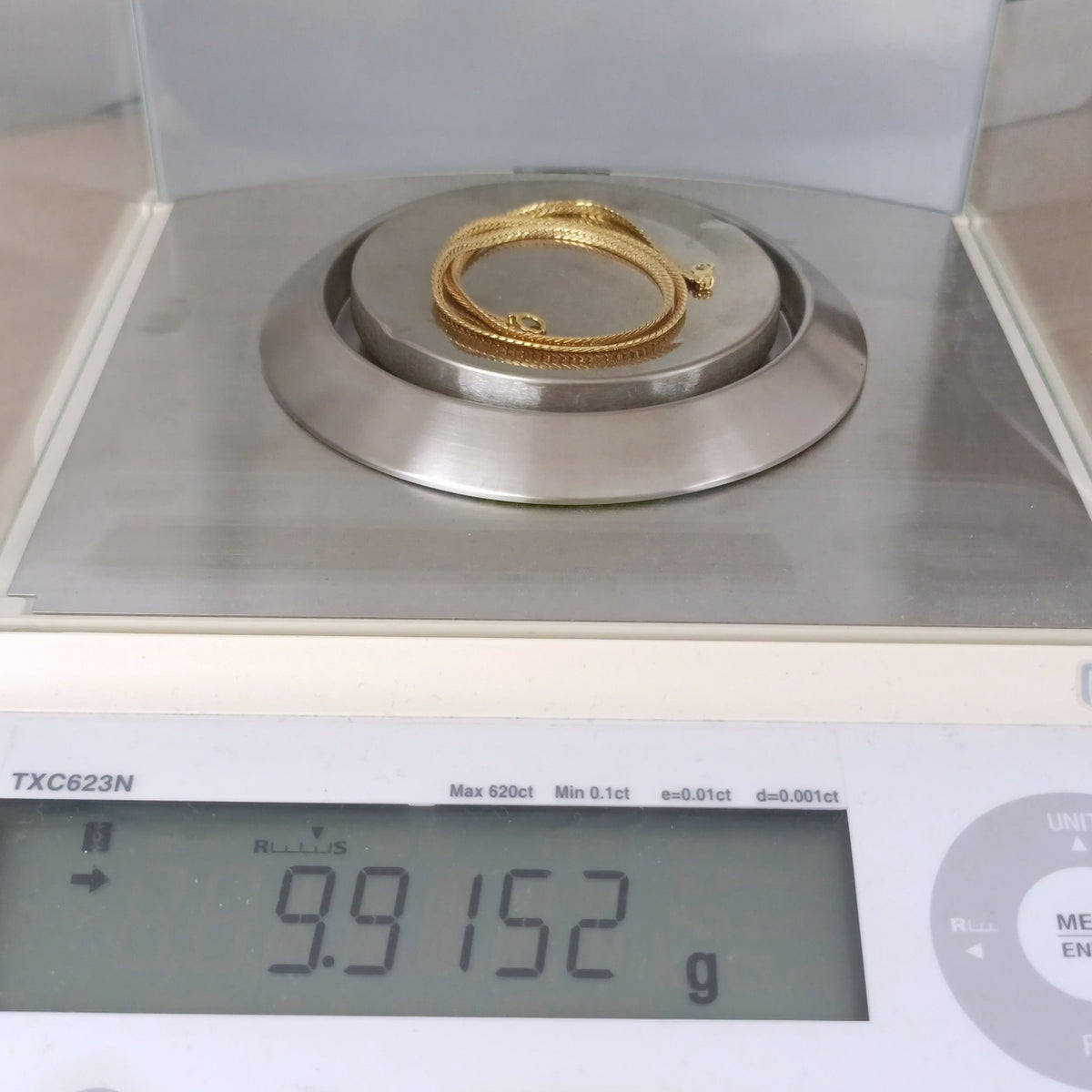18金 K18 男女兼用 造幣局 デザインネックレス 9.91g 40㎝ Z2058