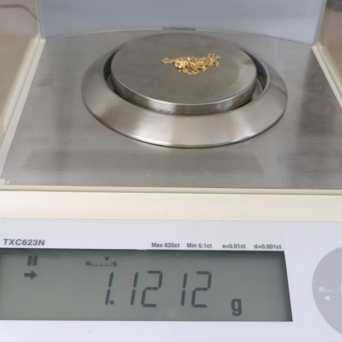 18金 K18 男女兼用 ジュエリーマキ スクリューネックレス 1.12g 41㎝ Z2477