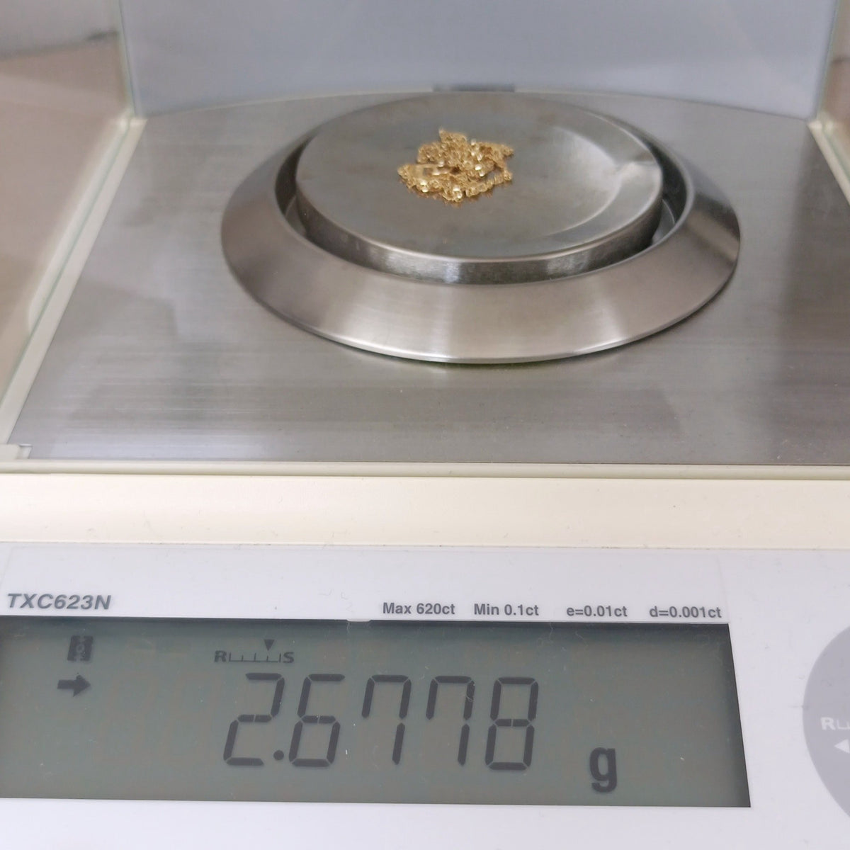 18金 K18 男女兼用 スクリューネックレス 2.67g 40.5㎝ Z1959