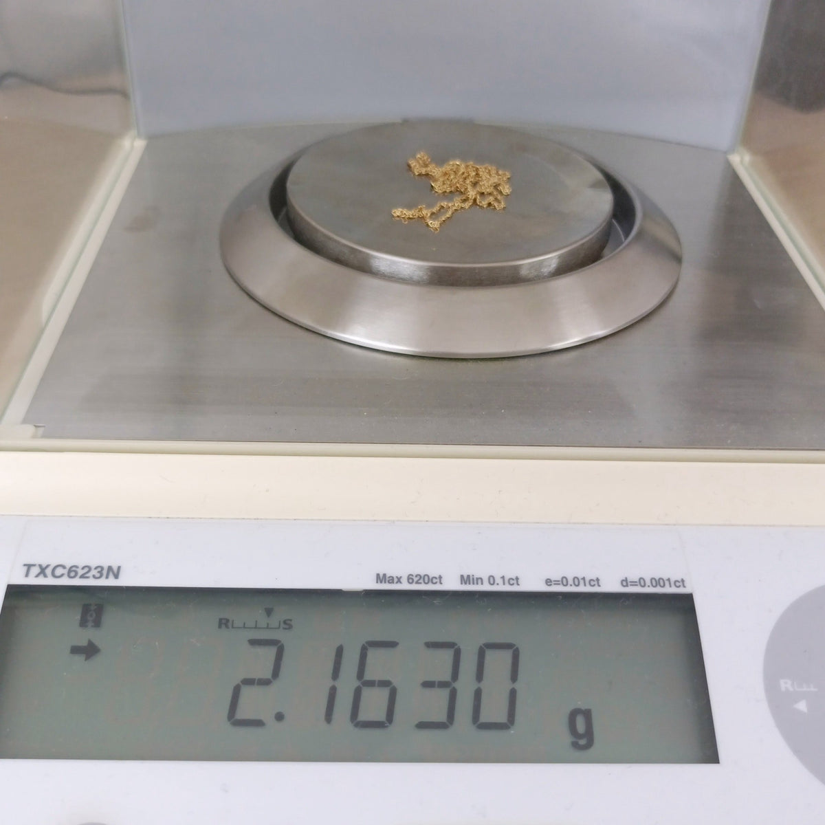 18金 K18 男女兼用 チェーンネックレス 2.16g 43㎝ Z2720