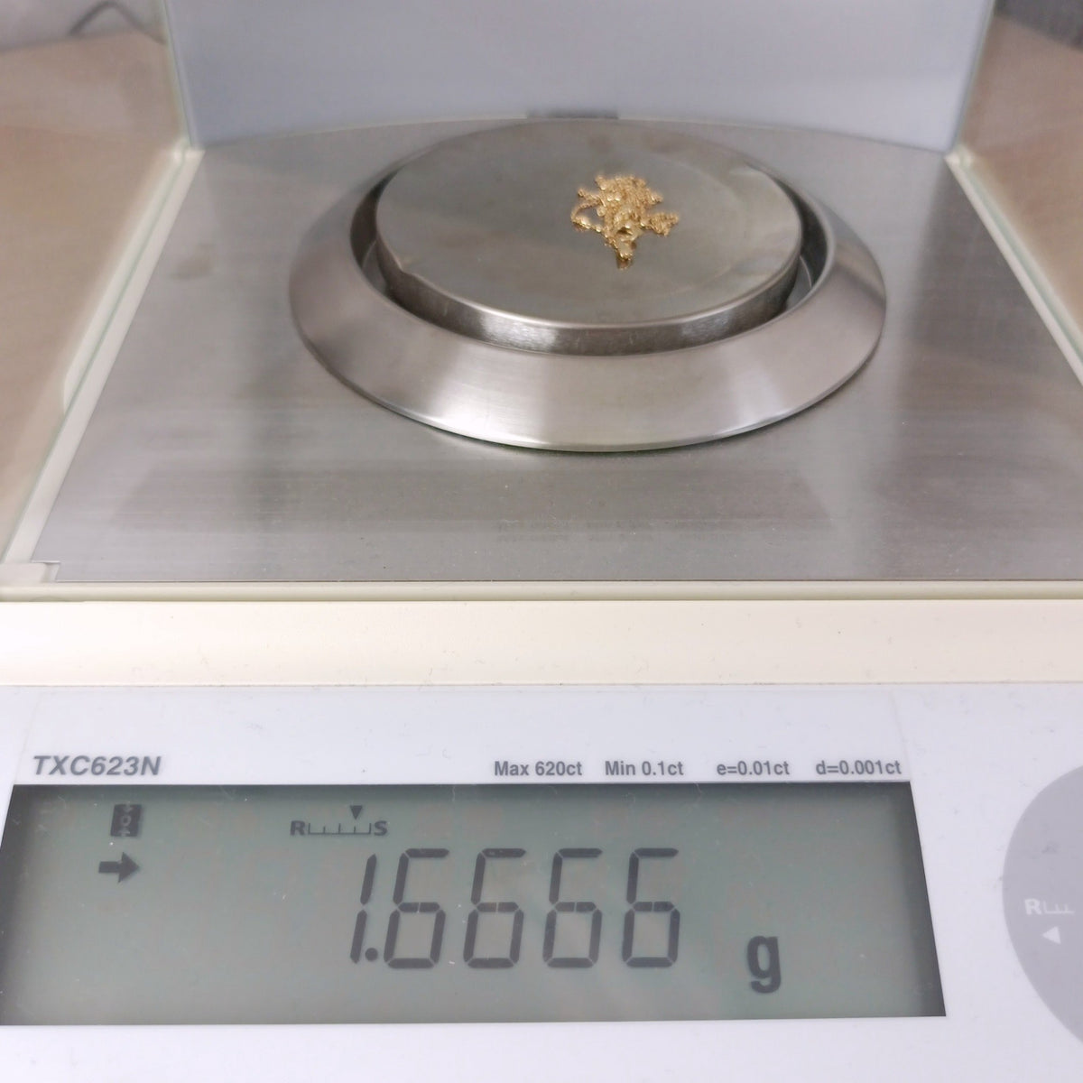 18金 K18 男女兼用 カットアズキチェーン アジャスター付きネックレス 1.66g 45㎝ Z2022