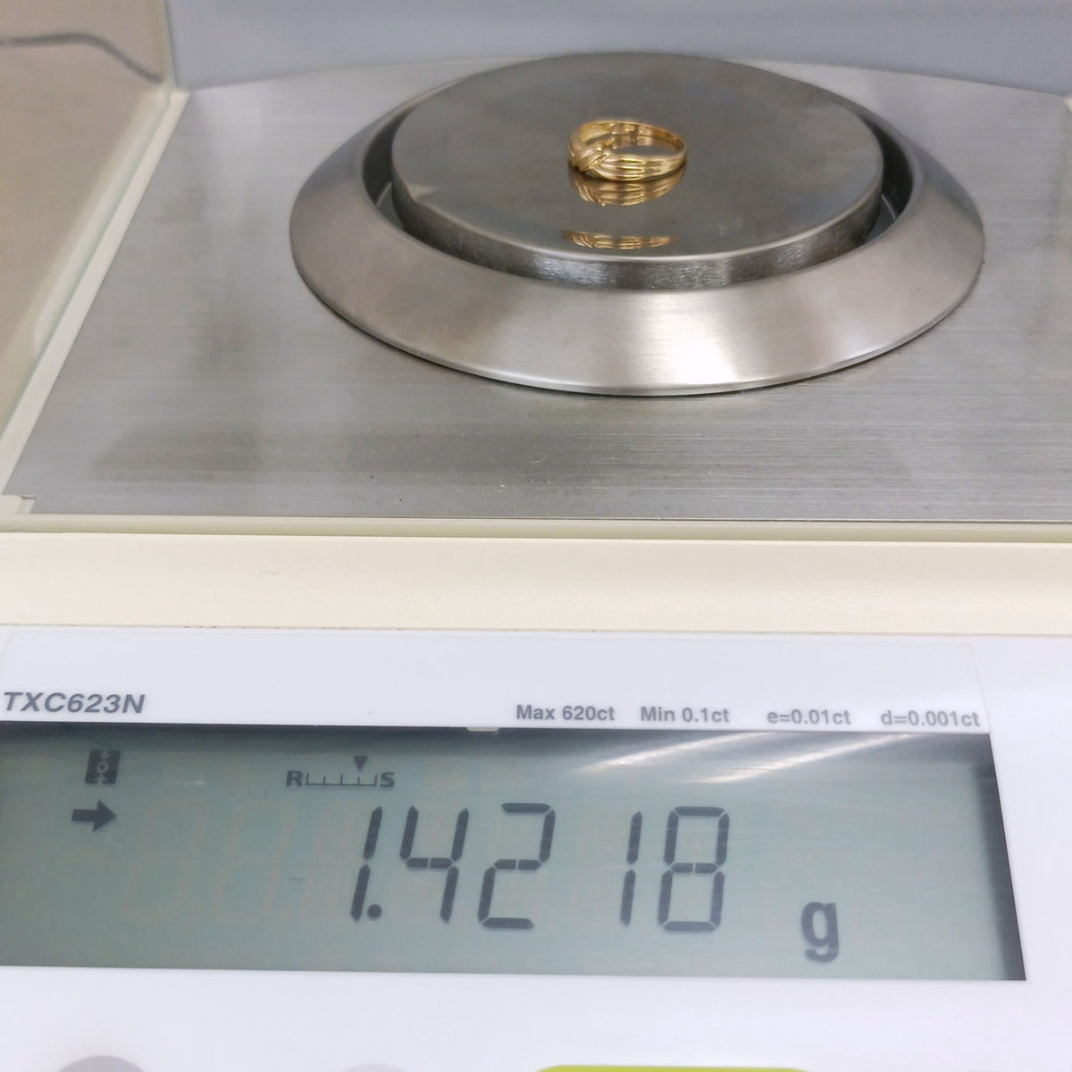 18金 K18 男女兼用 デザインリング 1.42g 13号 Z2368