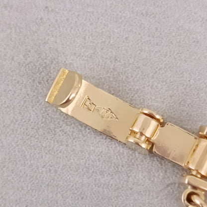 18金 K18 男女兼用 造幣局 6面ダブル 喜平ブレス 10.22ｇ 18㎝ Z2741