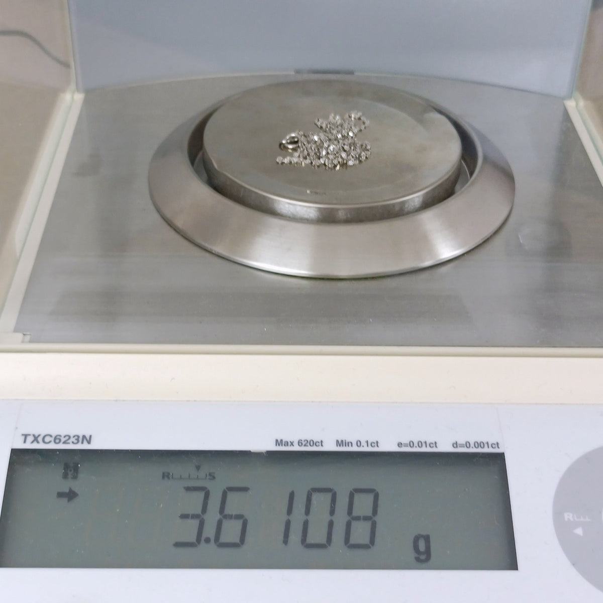 Pt1000 プラチナ 2連ペタルチェーン ロングネックレス 3.61ｇ 70㎝ Z2265