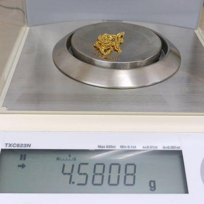 18金 K18 男女兼用 造幣局 スクリューネックレス 4.58ｇ 40㎝ Z3056