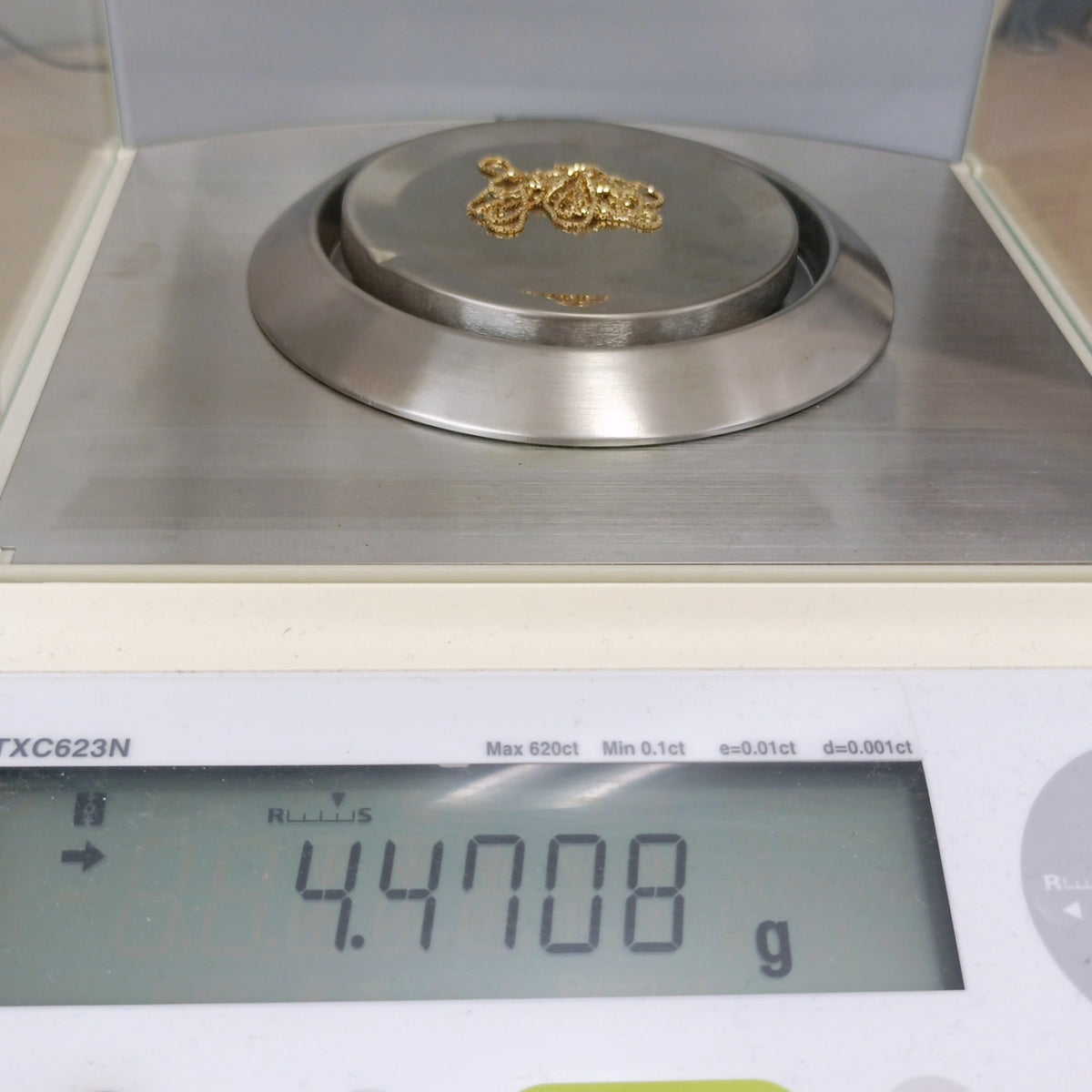 18金 K18 男女兼用 ベネチアン スライド式アジャスター付き ネックレス 4.47ｇ 59.5㎝ Z2273