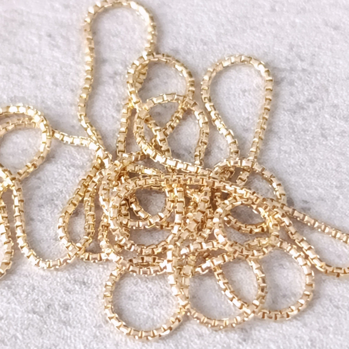 18金 K18 男女兼用 ラ・ソマ スライド式アジャスター付き ヴェネチアンネックレス 2.33ｇ 46㎝ Z2134