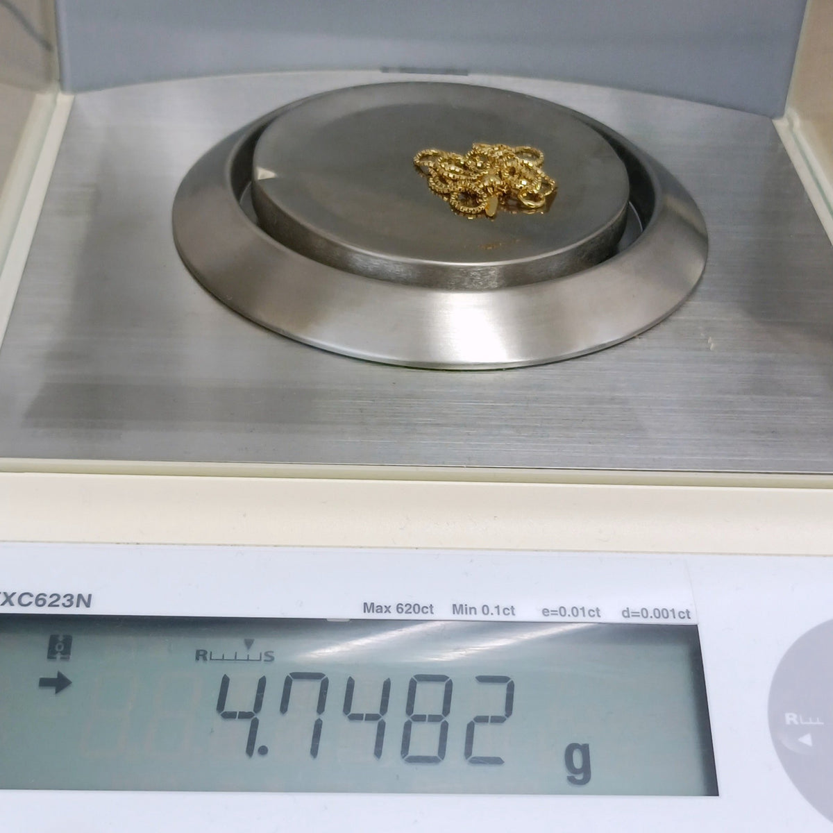 18金 K18 男女兼用 フリーアジャスター付き ヴェネチアンネックレス 4.74ｇ 45㎝ Z2468