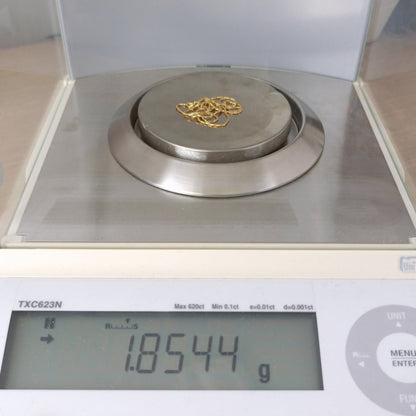 18金 K18 男女兼用 イタリー チェーンネックレス 1.85ｇ 41㎝ Z2133