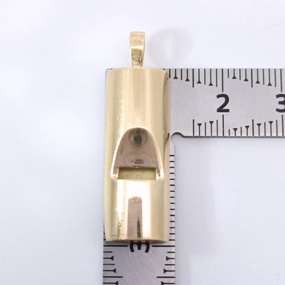 18金 K18 男女兼用 笛 ネックレストップ キーホルダー 8.26ｇ Z2332