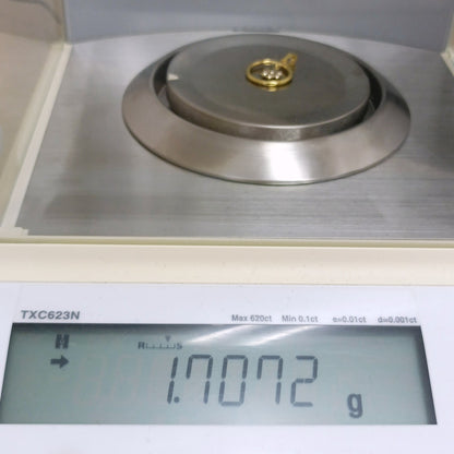 18金 K18 男女兼用 イタリー ネックレストップ 1.7ｇ Z2766