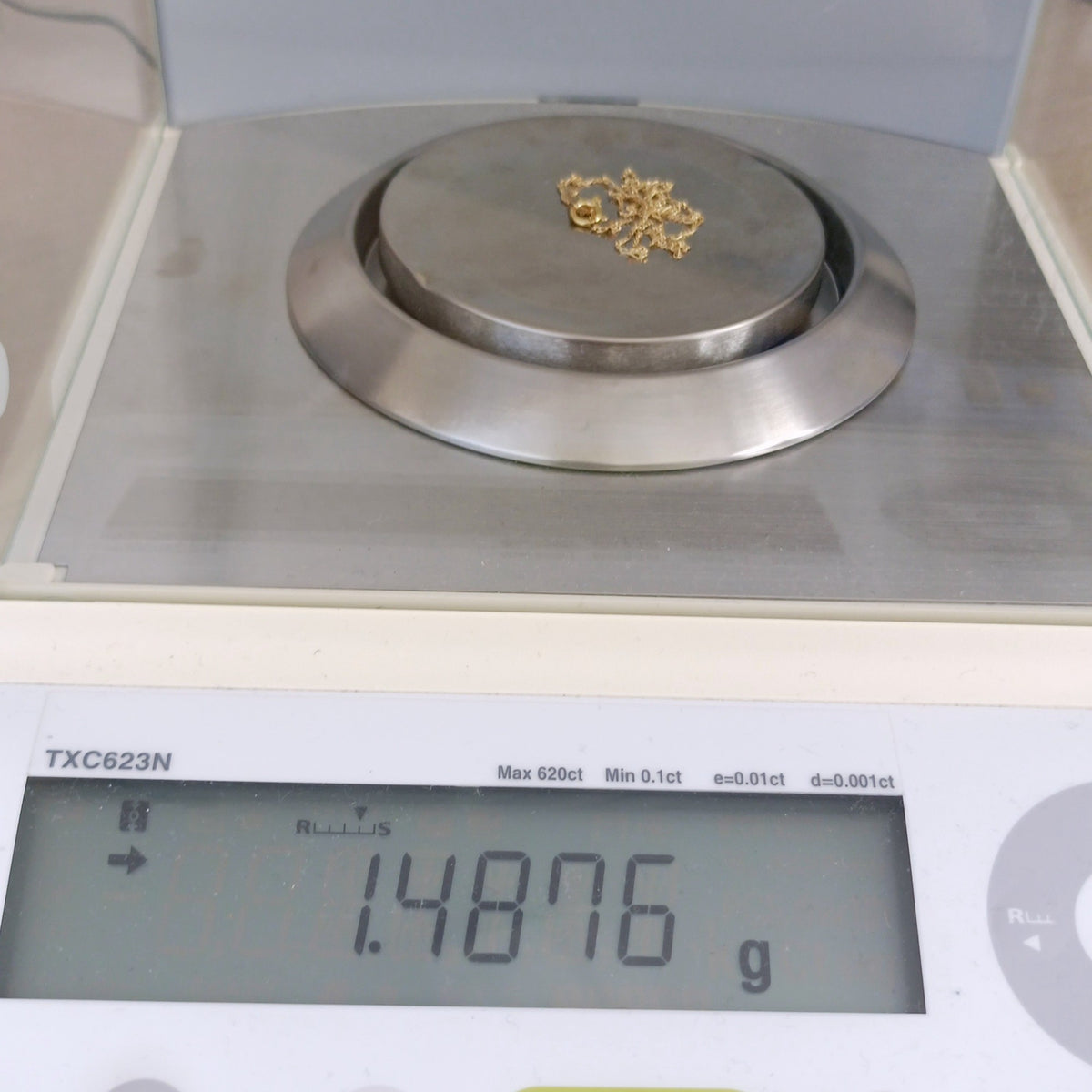 18金 K18 男女兼用 フィガロチェーンネックレス 1.48ｇ 40㎝ Z2245