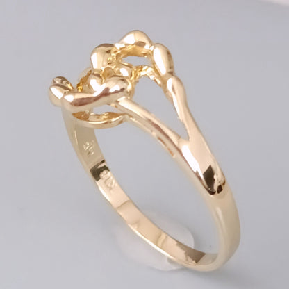 18金 K18 男女兼用 デザインリング 3.05ｇ 13号 Z2782