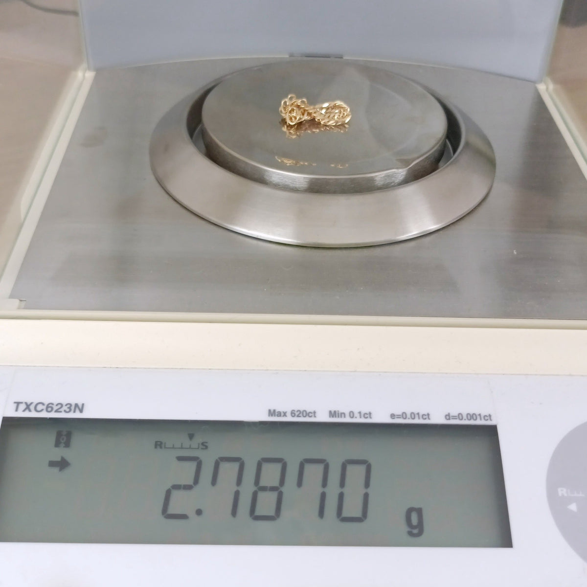 18金 K18 男女兼用 12面トリプル 喜平リング 2.78ｇ 11号 Z2991