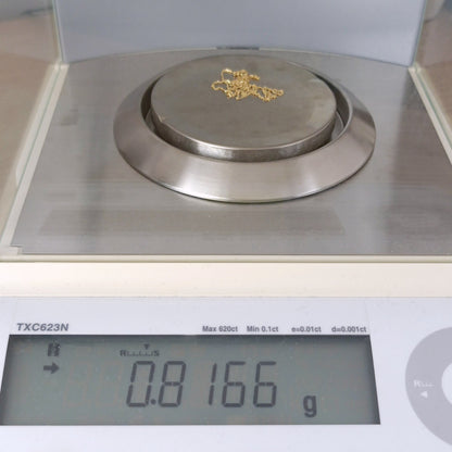 18金 K18 男女兼用 イタリー スクリューネックレス 0.81ｇ 40.5㎝ Z2138