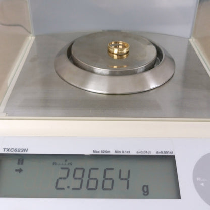 18金 K18 男女兼用 デザインリング 2.96ｇ 16号 Z2389
