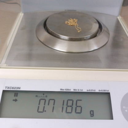 18金 K18 男女兼用 イタリー スクリューネックレス 0.71ｇ 40.5㎝ Z2481