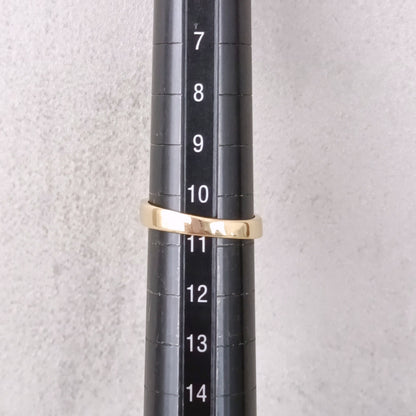 18金 K18 男女兼用 イタリー デザインリング 5.81ｇ 10～11号 Z2396