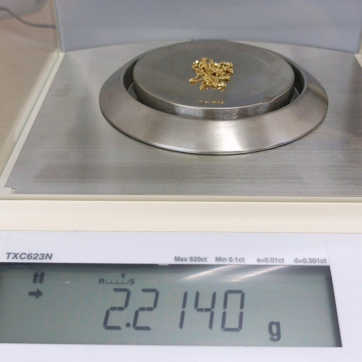 18金 K18 男女兼用 造幣局 デザインネックレス 2.21ｇ 40.5㎝ Z3051