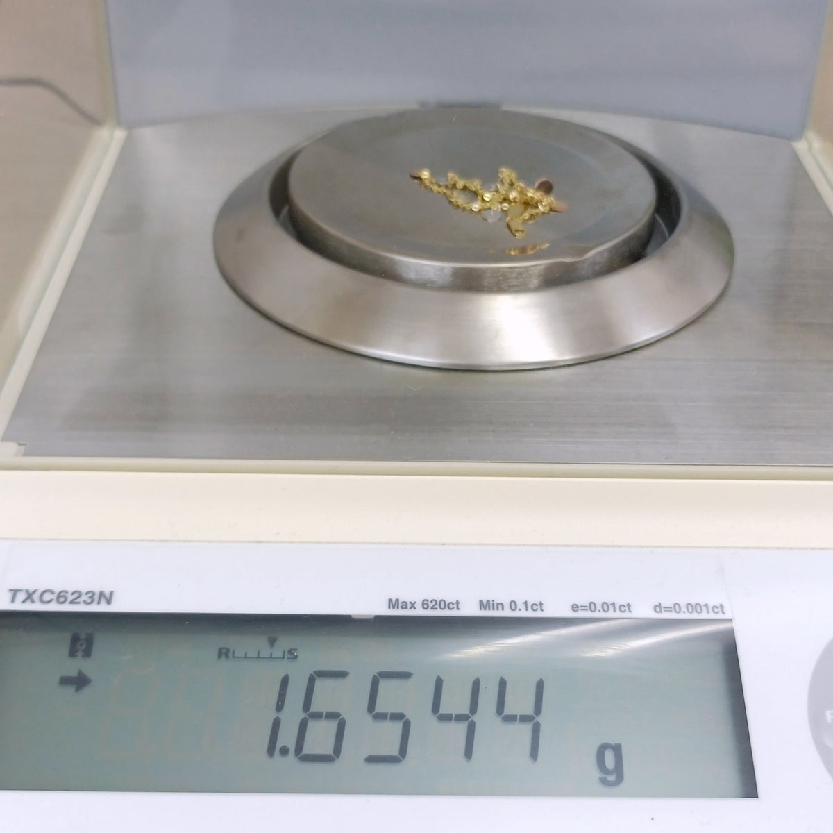 18金 K18 男女兼用 デザインブレス 1.65ｇ 18㎝ Z3075