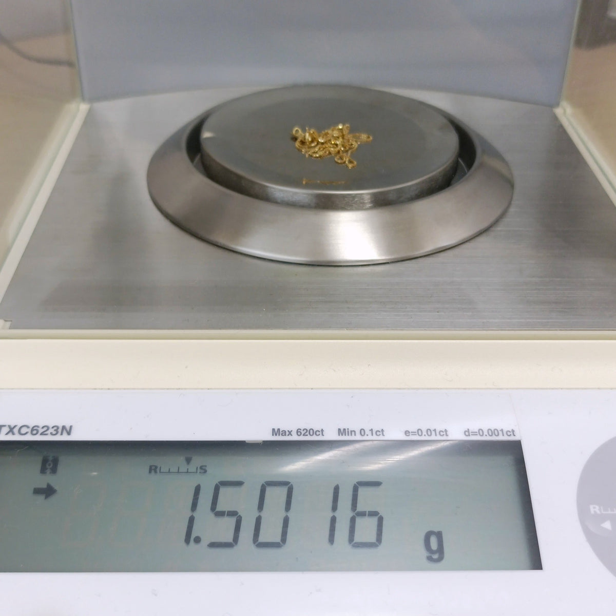 18金 K18 男女兼用 イタリー ヴェネチアンネックレス 1.5ｇ 39.5㎝ Z2515