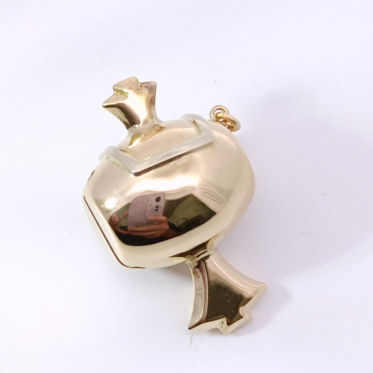 18金 K18 男女兼用 打ち出の小槌 ネックレストップorキーホルダー 2.34ｇ Z2762
