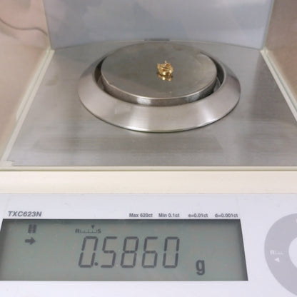 18金 K18 小振り デザインピアス 0.58ｇ Z2043