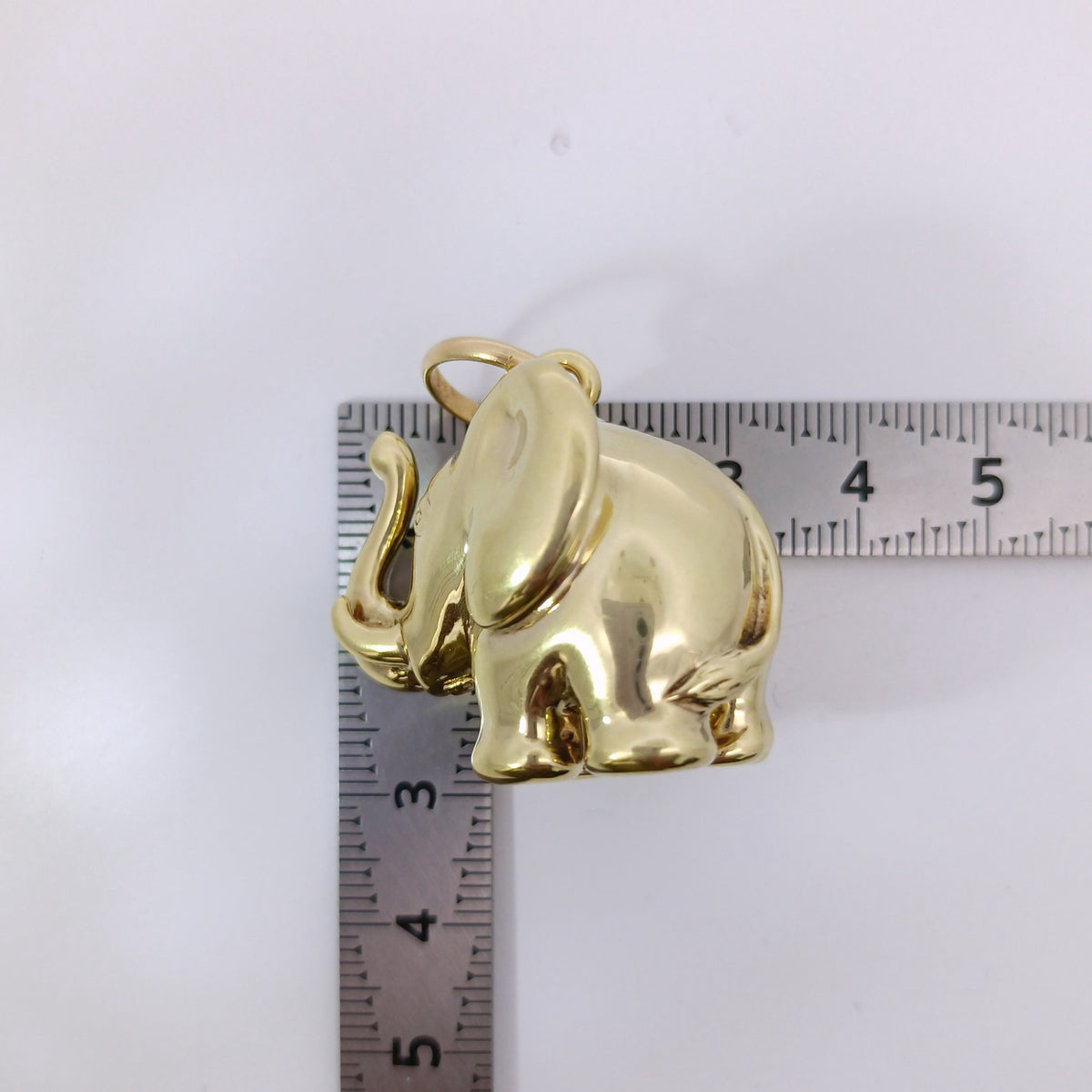 18金 K18 男女兼用 ウノアエレ 大振り ネックレストップorキーホルダー 8.18ｇ Z2197