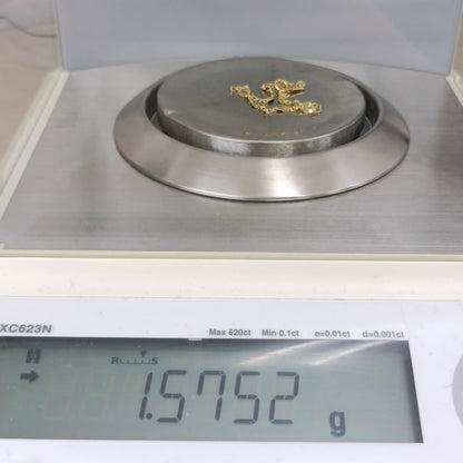 18金 K18 男女兼用 デザインブレス 1.57ｇ 18㎝ Z1984