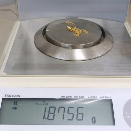 18金 K18 ティファニー バイザヤード ネックレス 1.87ｇ 40.5㎝ Z2454