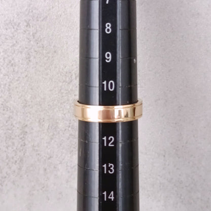 18金 K18 男女兼用 シンプル 鏡面リング 4ｇ 11号 Z2953