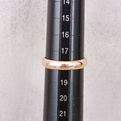 18金 K18 男女兼用 造幣局 甲丸リング 5.09ｇ 18号 Z2995