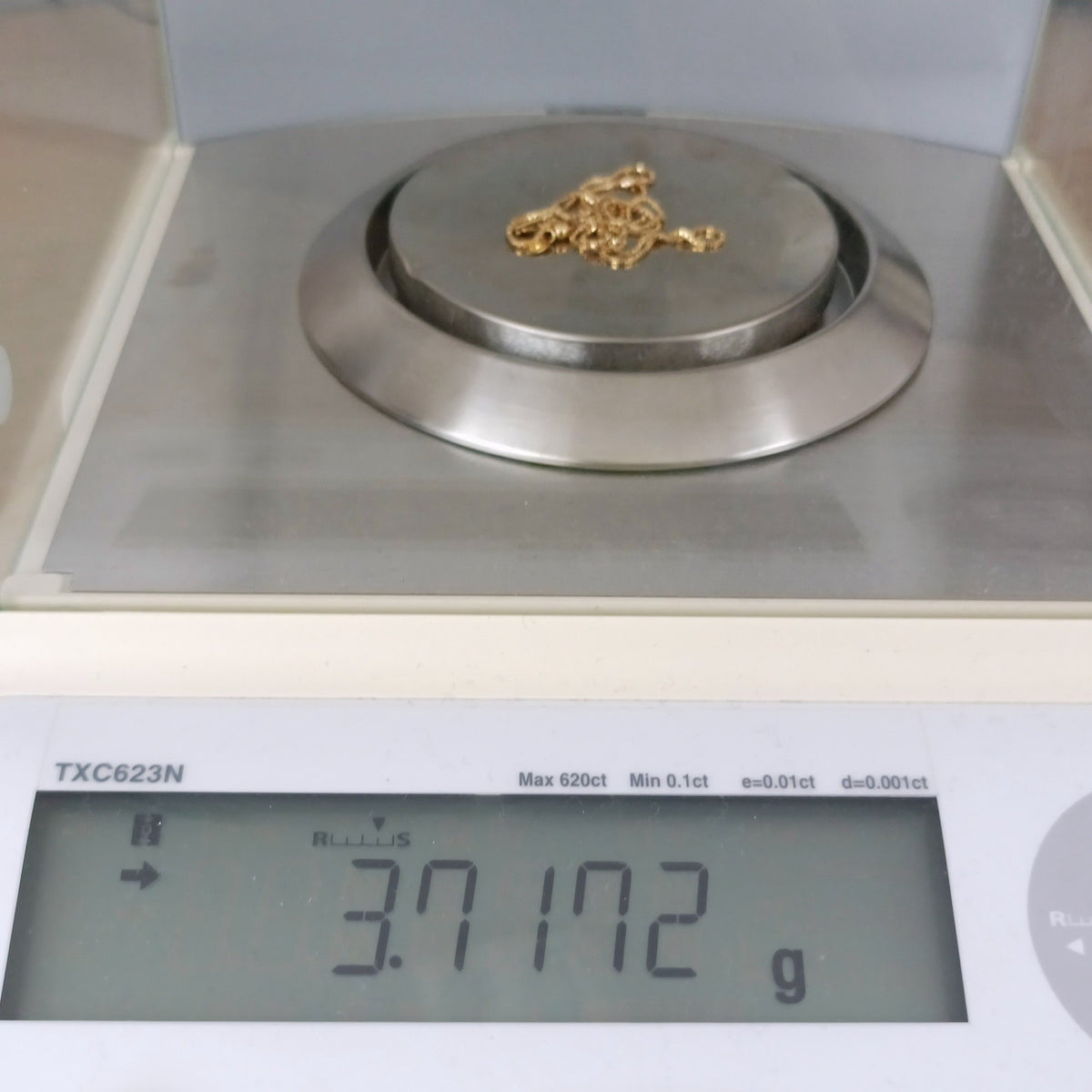18金 K18 男女兼用 スライド式アジャスター ヴェネチアンネックレス 3.71ｇ 45㎝ Z2076