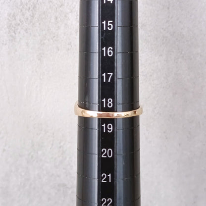 18金 K18 男女兼用 喜平調リング 2.65ｇ 18号 Z2955