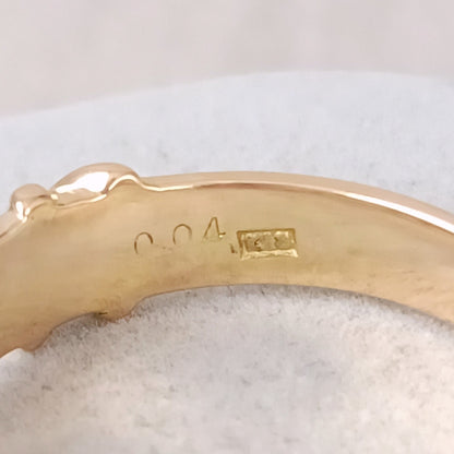 18金 K18 男女兼用 デザインリング 5.96ｇ 20号 Z2398