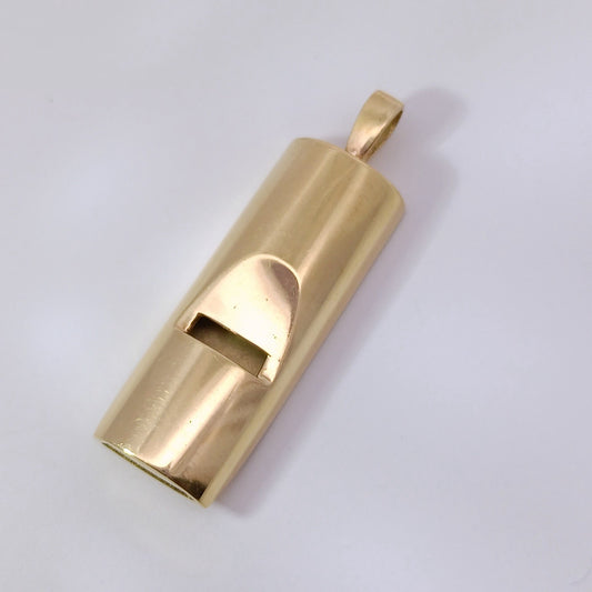 18金 K18 男女兼用 笛 ネックレストップ キーホルダー 8.26ｇ Z2332