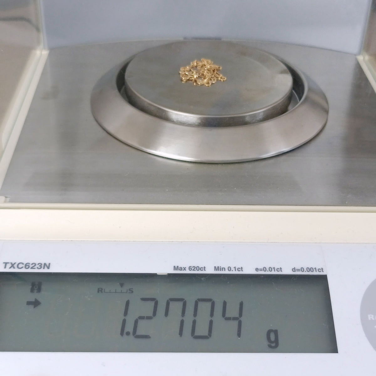 18金 K18 男女兼用 ヴェネチアン フリーアジャスター付きネックレス 1.27ｇ 45㎝ Z2703