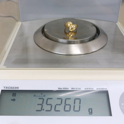 18金 K18 男女兼用 デザインリング 3.52ｇ 15号 Z2403