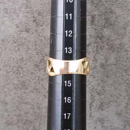 18金 K18 男女兼用 デザインリング 5.59ｇ 14号 Z2784
