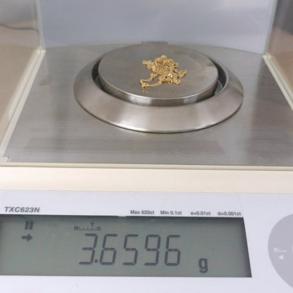 18金 K18 男女兼用 ジュエリーマキ スクリューネックレス 3.65ｇ 45㎝ Z2710