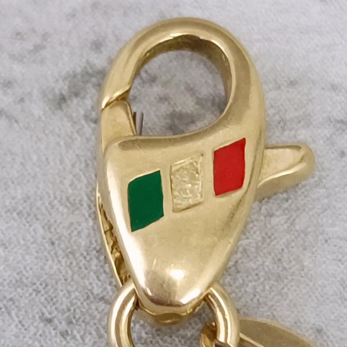 18金 K18 男女兼用 イタリー 中空ブレス 8.52ｇ 19㎝ Z2543
