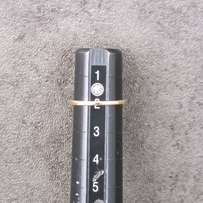 18金 K18 男女兼用 ヴァンドーム リング 0.9ｇ2号  Z2794