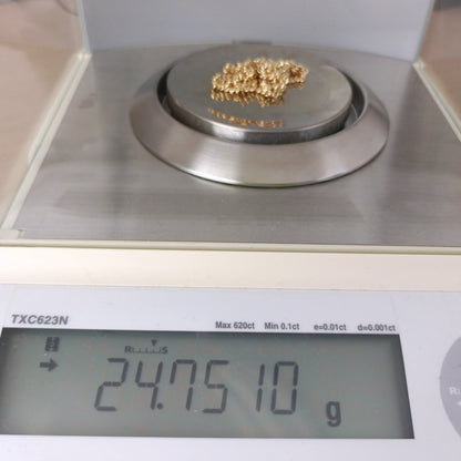 18金 K18 男女兼用 造幣局 田中貴金属 喜平ネックレス 24.75ｇ50㎝ Z2009