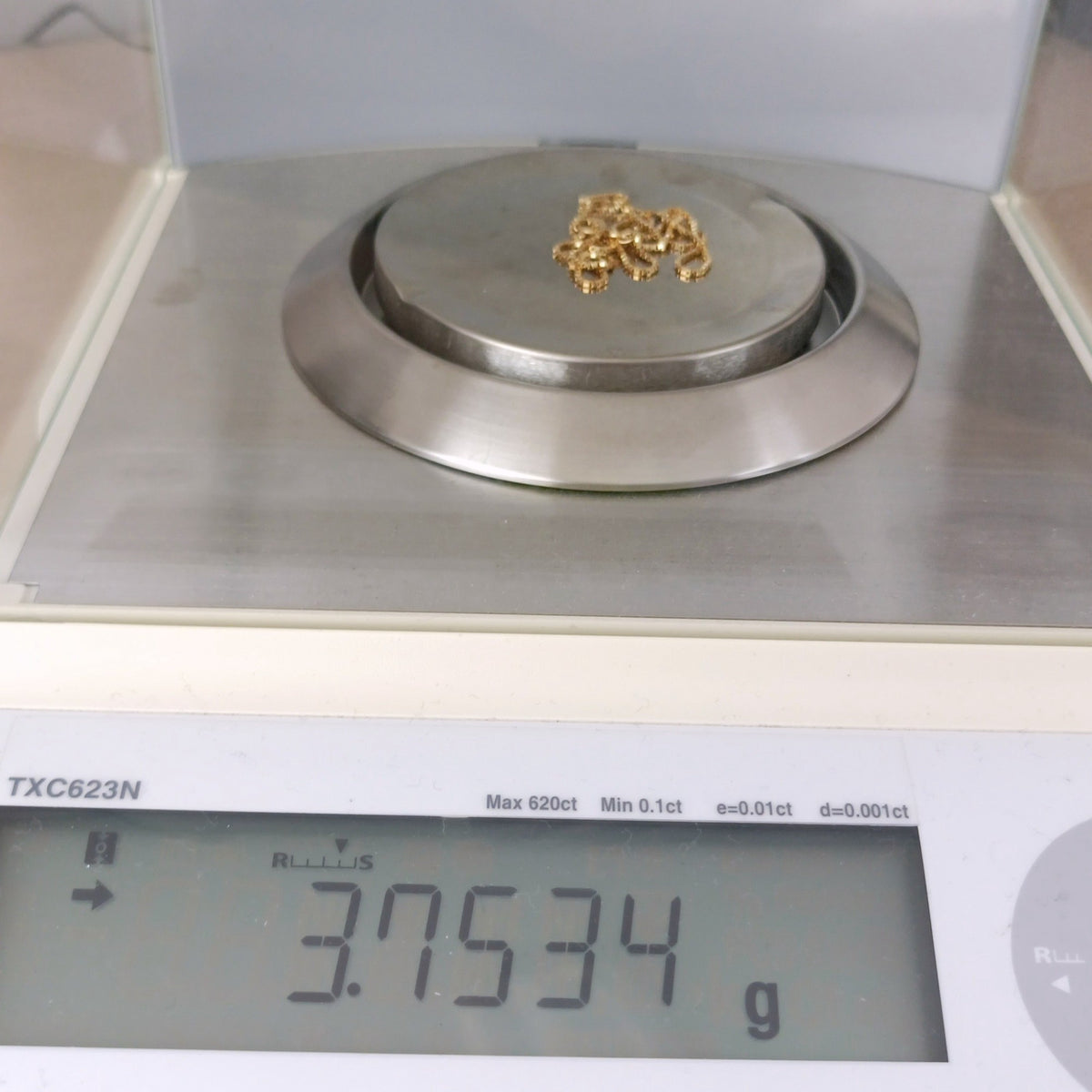 18金 K18 男女兼用 ウノアエレ ヴェネチアン ネックレス 3.75ｇ 38㎝ Z2014