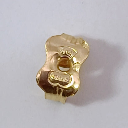 18金 K18 デザイン中空ピアス 2.56ｇ Z2161